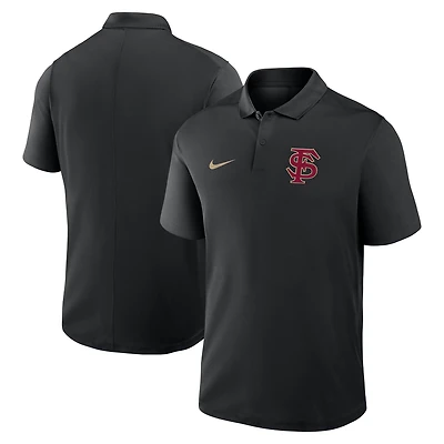 Men's Nike Black Florida State Seminoles Baseball Logo Victory Performance Polo