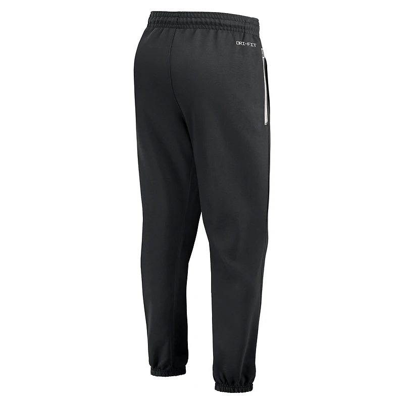 Pantalon de voyage en polaire performance Nike noir Florida State Seminoles Basketball pour homme