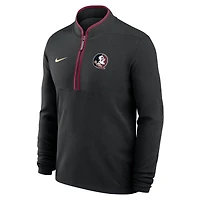 Men's Nike Black Florida State Seminoles Courtside Victory Dri-FIT Half-Zip Pullover