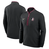 Men's Nike Black Florida State Seminoles Courtside Victory Dri-FIT Half-Zip Pullover