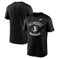 T-shirt Nike noir Florida State Seminoles pour homme, légende de la ville natale, Dri-FIT