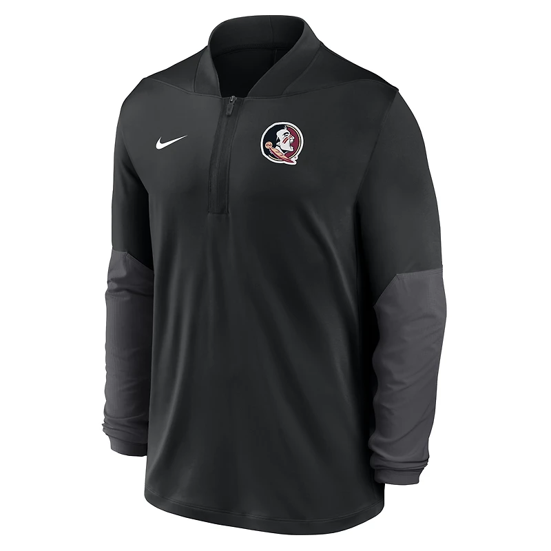 Men's Nike Black Florida State Seminoles One Goal Performance Half-Zip Pullover
