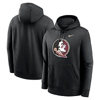 Men's Nike Black Florida State Seminoles Primetime Club Fleece Pullover Hoodie