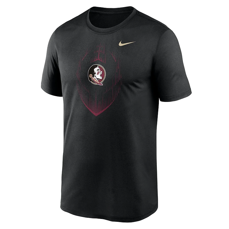 T-shirt Nike noir Florida State Seminoles Primetime Legend Icon Performance pour homme