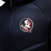 Men's Nike Black Florida State Seminoles Tech Fleece Full-Zip Windrunner Hoodie