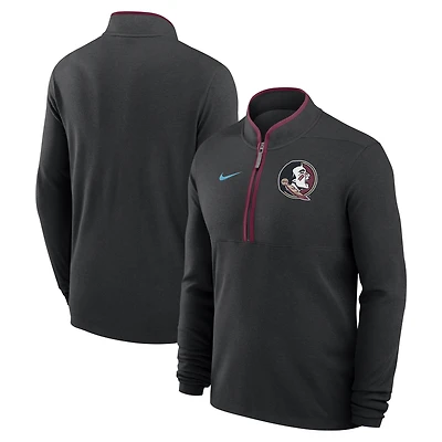 Haut Nike noir à demi-zip Victory Performance des Seminoles de l'État Floride pour homme