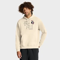 Men's Nike Cream Florida State Seminoles Campus Shadow Hoodie
