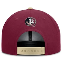 Casquette Nike Snapback Pro Dri-FIT 2025 Florida State Seminoles grenat/or pour homme