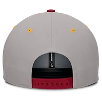Men's Nike Garnet/Gray Florida State Seminoles Prep Pro Performance Snapback Hat