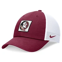 Men's Nike Garnet/White Florida State Seminoles Primetime Club Trucker Adjustable Hat
