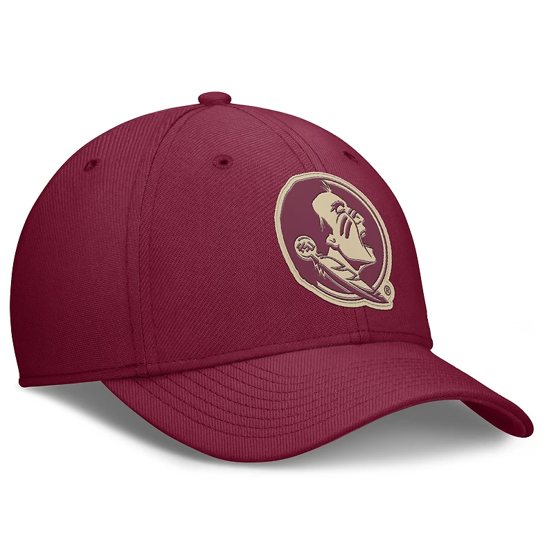 Casquette Nike Garnet Florida State Seminoles 2024 Sideline Flex pour homme