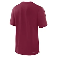 T-shirt Nike Garnet Florida State Seminoles 2024 Sideline Player Performance Tri-Blend pour homme