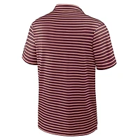 Polo Nike Garnet Florida State Seminoles 2025 Coaches Premium Tour Stripe Dri-FIT pour homme