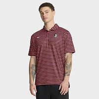 Men's Nike Garnet Florida State Seminoles 2025 Coaches Premium Tour Stripe Dri-FIT Polo