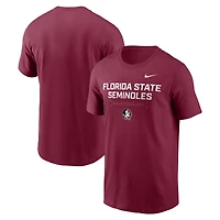 Men's Nike Garnet Florida State Seminoles 2025 Courtside Basketball Performance T-Shirt