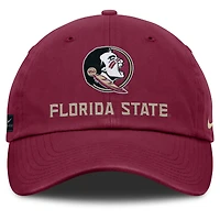 Casquette ajustable Nike Garnet Florida State Seminoles 2025 Sideline Club pour homme