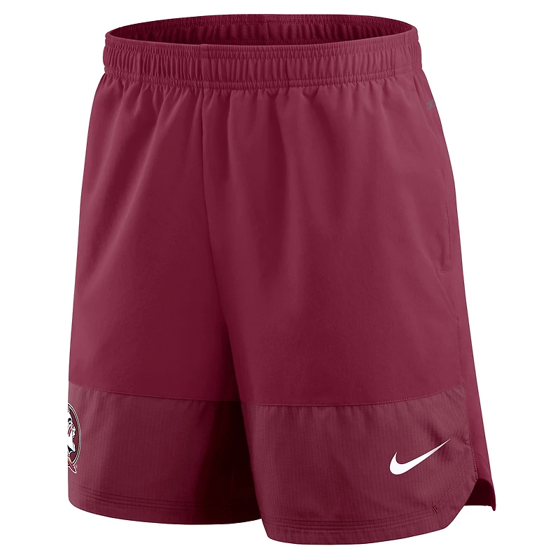 Men's Nike Garnet Florida State Seminoles 2025 Sideline Dri-FIT Shorts