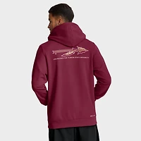 Sweat à capuche Nike Garnet Florida State Seminoles 2025 Sideline Standard Issue Dri-FIT pour homme avec fermeture éclair intégrale