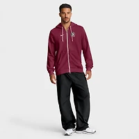 Sweat à capuche Nike Garnet Florida State Seminoles 2025 Sideline Standard Issue Dri-FIT pour homme avec fermeture éclair intégrale