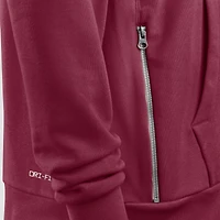 Men's Nike Garnet Florida State Seminoles 2025 Sideline Standard Issue Dri-FIT Full-Zip Hoodie