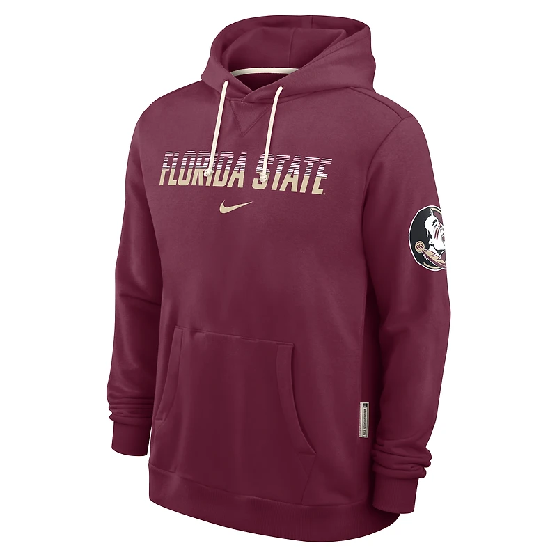 Men's Nike Garnet Florida State Seminoles 2026 Sideline Standard Issue Dri-FIT Hoodie