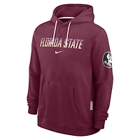 Men's Nike Garnet Florida State Seminoles 2026 Sideline Standard Issue Dri-FIT Hoodie