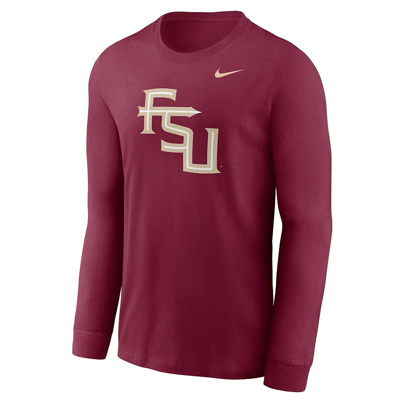 Men's Nike Garnet Florida State Seminoles Alternate Logo Long Sleeve T-Shirt