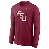 Men's Nike Garnet Florida State Seminoles Alternate Logo Long Sleeve T-Shirt