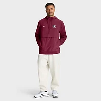 Men's Nike Garnet Florida State Seminoles Anorak Half-Zip Hoodie Jacket