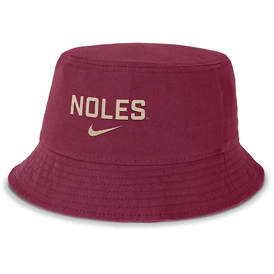 Men's Nike Garnet Florida State Seminoles Apex Primetime Bucket Hat