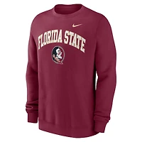 Men's Nike Garnet Florida State Seminoles Arch Pullover Sweatshirt