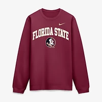 Men's Nike Garnet Florida State Seminoles Arch Pullover Sweatshirt