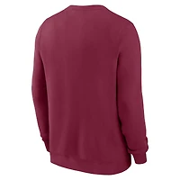 Men's Nike Garnet Florida State Seminoles Arch Pullover Sweatshirt