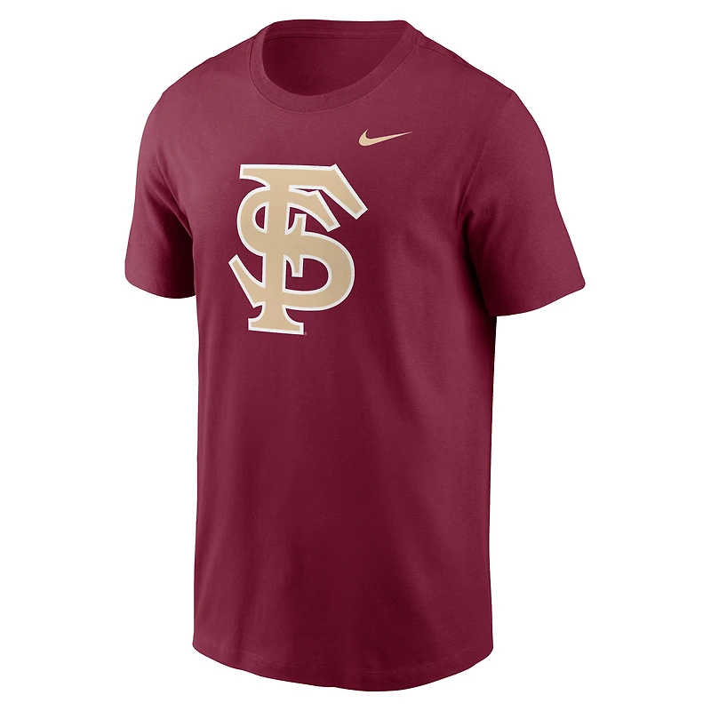 Men's Nike Garnet Florida State Seminoles Baseball Logo T-Shirt