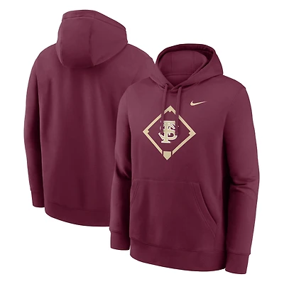 Sweat à capuche Nike Garnet Florida State Seminoles Baseball Vintage Alt Club pour homme