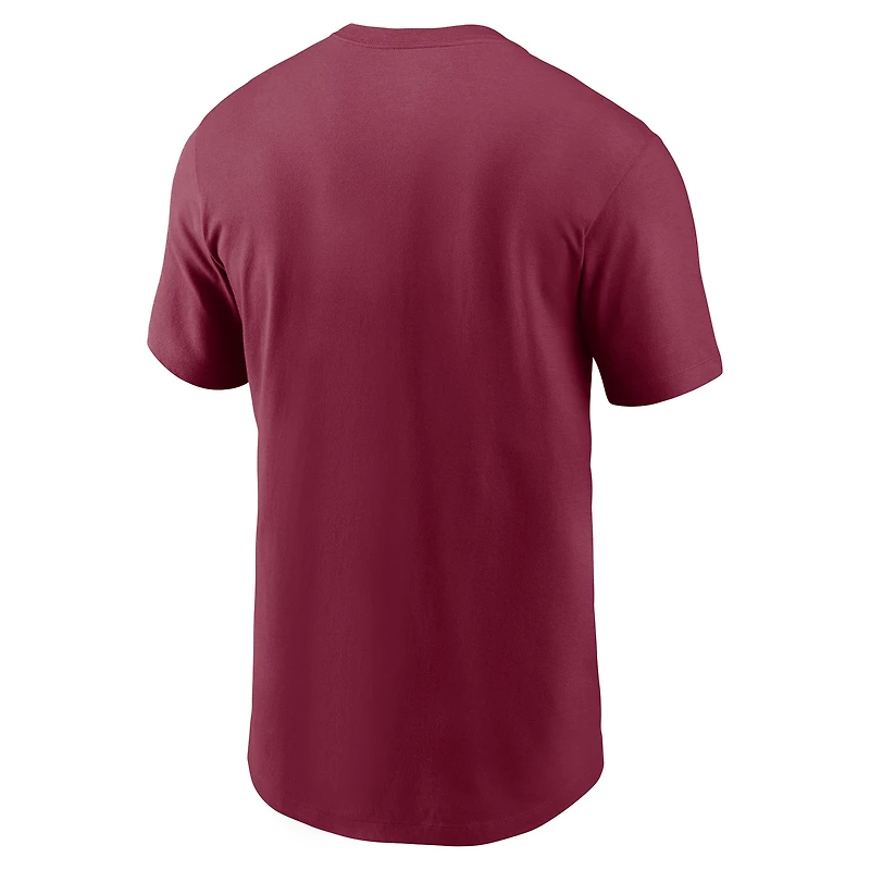 Men's Nike Garnet Florida State Seminoles Basketball Icon T-Shirt