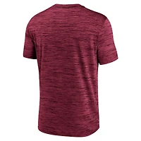 Men's Nike  Garnet Florida State Seminoles Campus Center Block Velocity Performance T-Shirt
