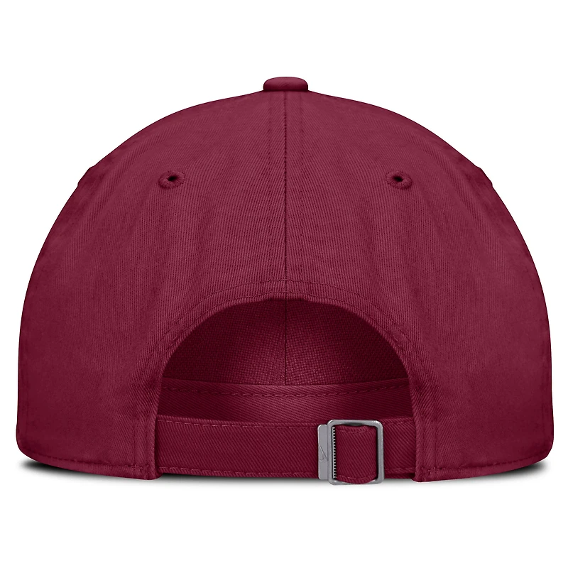 Men's Nike Garnet Florida State Seminoles Club Campus Adjustable Hat