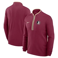 Men's Nike Garnet Florida State Seminoles Courtside Victory Dri-FIT Half-Zip Pullover