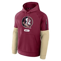 Sweat à capuche Nike Garnet Florida State Seminoles Fitness Raglan Performance pour homme