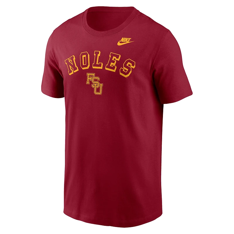 T-shirt Nike Garnet Florida State Seminoles Legacy Nickname pour homme
