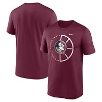 Men's Nike Garnet Florida State Seminoles Legend Basketball Icon Dri-Fit T-Shirt