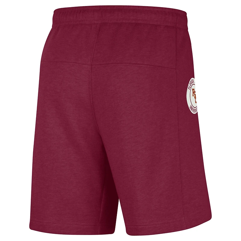 Short Nike Garnet Florida State Seminoles Logo pour homme