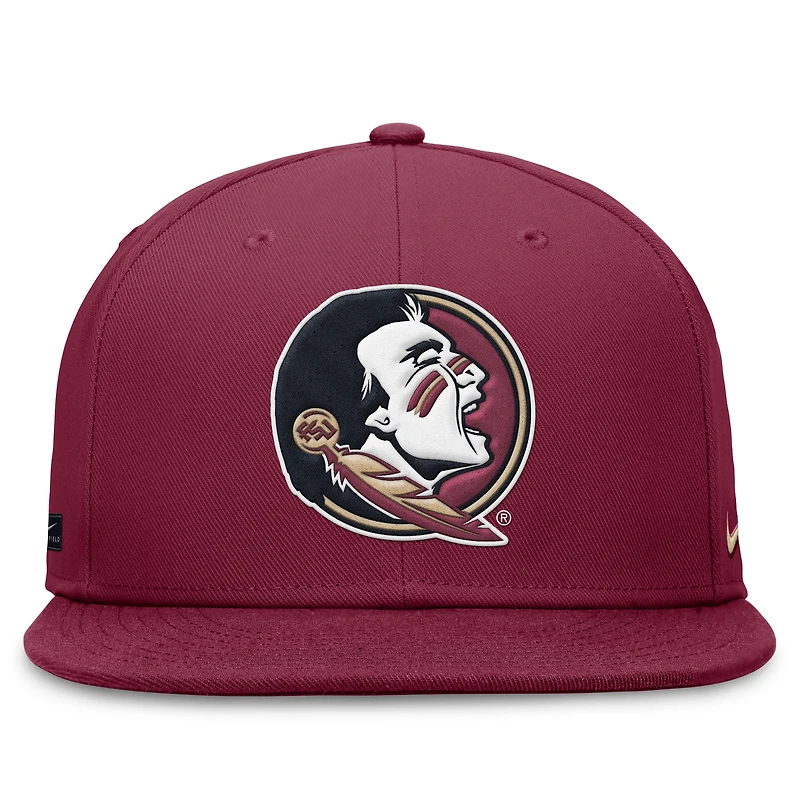 Men's Nike Garnet Florida State Seminoles On-Field Pro Fitted Hat