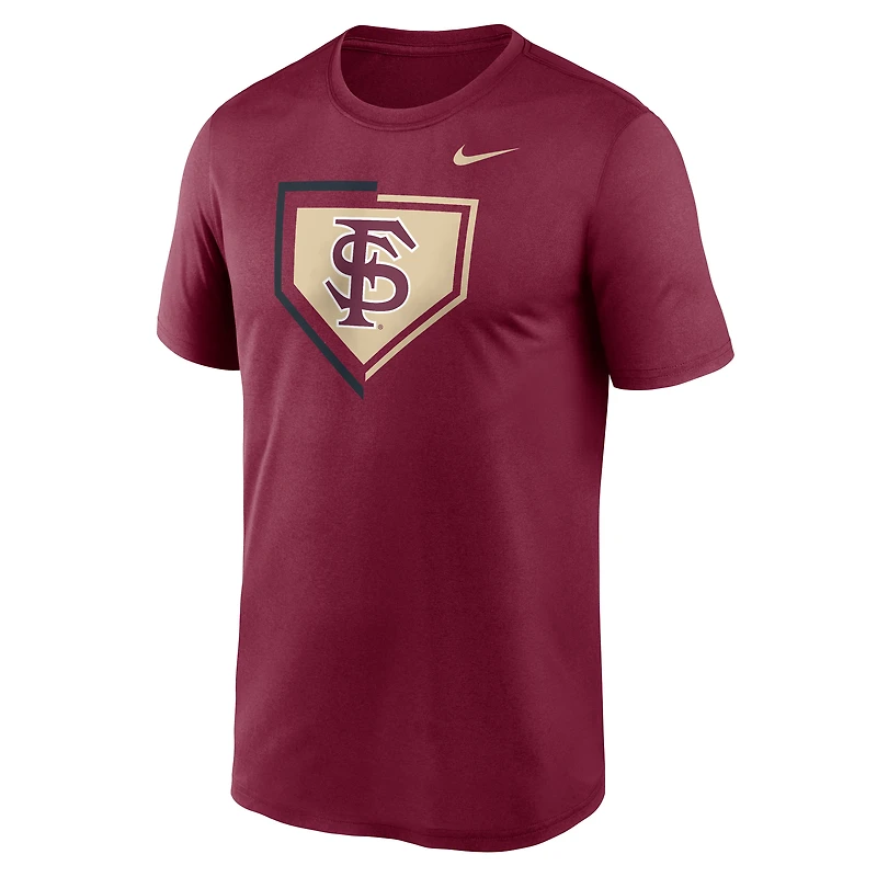 T-shirt Nike Garnet Florida State Seminoles Primetime Baseball Icon Legend Dri-FIT pour homme