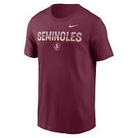 T-shirt Nike Garnet Florida State Seminoles Primetime Kinetic pour homme