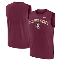 Men's Nike Garnet Florida State Seminoles Primetime Legend Arch Dri-FIT Muscle Tank Top