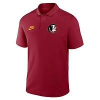 Polo Nike pour homme avec logo Primetime Victory Legacy Vault des Florida State Seminoles Garnet