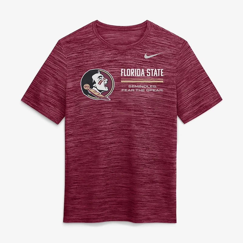 Men's Nike Garnet Florida State Seminoles Sideline Velocity Dri-FIT T-Shirt