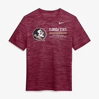Men's Nike Garnet Florida State Seminoles Sideline Velocity Dri-FIT T-Shirt